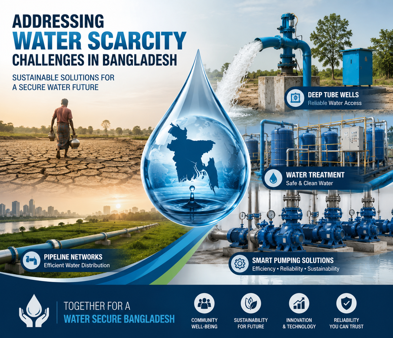 Addressing Water Scarcity Challenges in Bangladesh